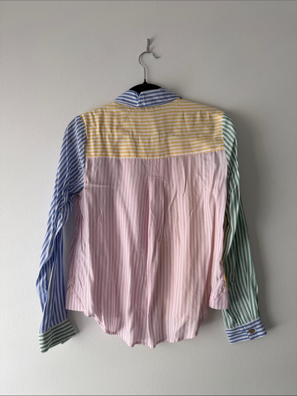 BeachLunchLounge Multicolor Striped Button-Up Shirt - Pastel Mix - Picture 4 of 4